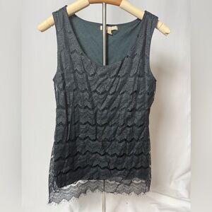 Banana Republic Black Lace Tank Top